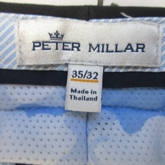 Peter Millar Men Surge Performance Trouser 35 X 32 Black Pants Golf Classic 374 - Picture 3 of 12